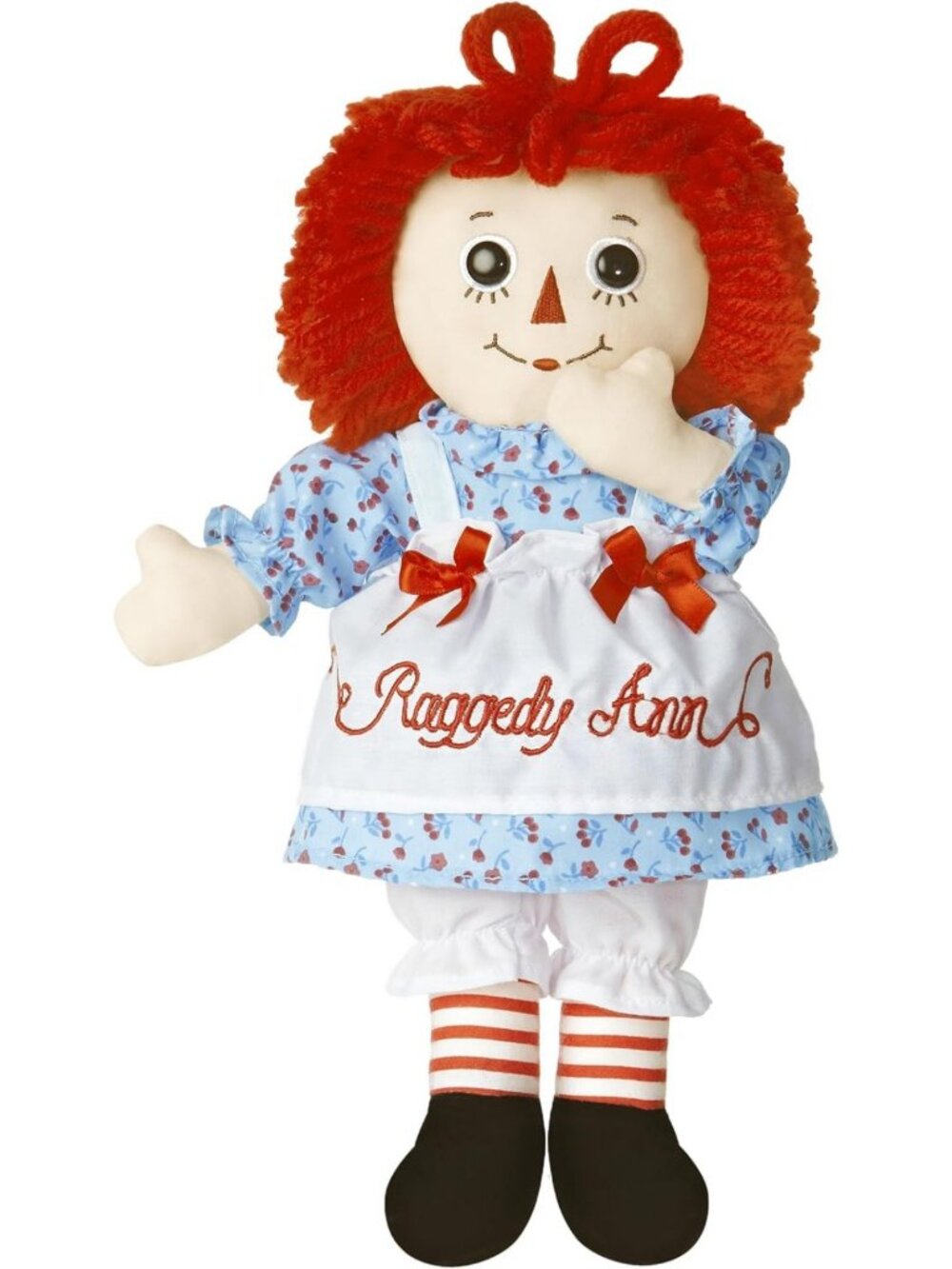 Classic Raggedy Ann & Andy Stuffed Dolls - Timeless Collectible, 12" Multicolor